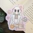 ghost reading books sicker