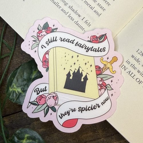 i still read fairytales sticker