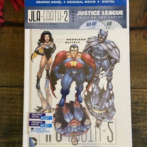 Jla Earth 2 Book & DVD Set