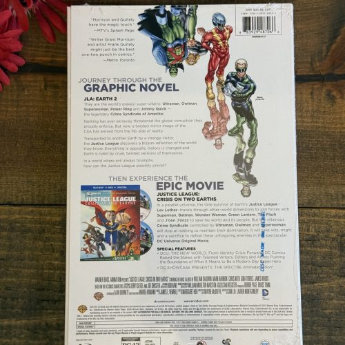 Jla Earth 2 Book & DVD Set