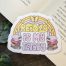 reading is my therapy sticker